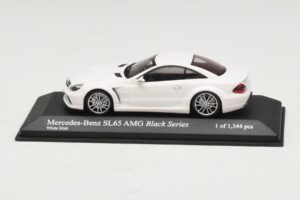 Mercedes SL65 AMG R230 Black Series Matná Biela Minichamps 1:43 400038222 Kov