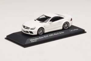 Mercedes SL65 AMG R230 Black Series Matná Biela Minichamps 1:43 400038222 Kov – obrázok 2 z 4