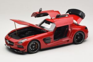 Mercedes SLS AMG C197 Black Series Červený Minichamps 1:18 110033022 Kov – obrázok 3 z 8