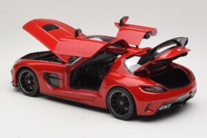 Mercedes SLS AMG C197 Black Series Červený Minichamps 1:18 110033022 Kov – obrázok 5 z 8