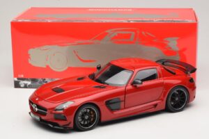 Mercedes SLS AMG C197 Black Series Červený Minichamps 1:18 110033022 Kov – obrázok 8 z 8