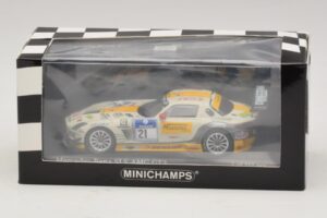 Mercedes SLS AMG GT3 #21 Rowe Racing Hartung / Heyer Nurburgring 24 Hours 2013 Minichamps 1:43 410133221 Kov – obrázok 4 z 4