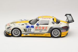 Mercedes SLS AMG GT3 #22 Graf / Jager Rowe Racing 24 Hours of Nurburgring 2013 Minichamps 1:18 151133122 Kov – obrázok 3 z 6