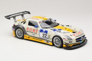 Mercedes SLS AMG GT3 #22 Graf / Jager Rowe Racing 24 Hours of Nurburgring 2013 Minichamps 1:18 151133122 Kov – obrázok 4 z 6