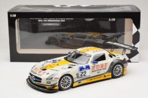 Mercedes SLS AMG GT3 #22 Graf / Jager Rowe Racing 24 Hours of Nurburgring 2013 Minichamps 1:18 151133122 Kov – obrázok 6 z 6
