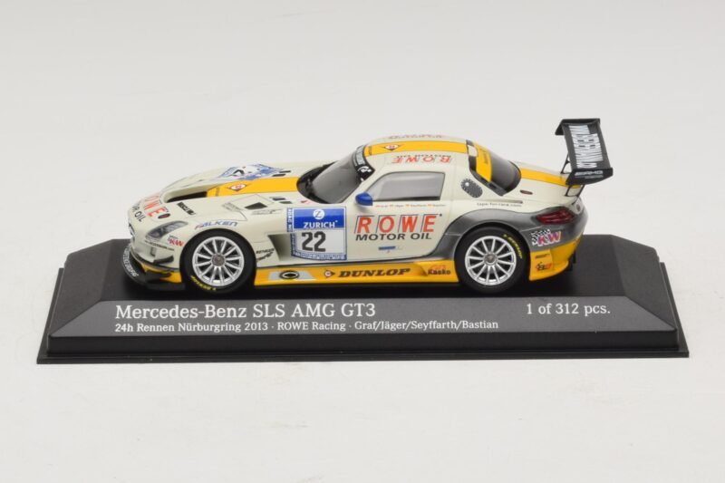 Mercedes SLS AMG GT3 #22 Rowe Racing Graf / Jager Nurburgring 24 Hours 2013 Minichamps 1:43 Mercedes SLS AMG GT3 #22 Rowe Racing Graf / Jager Nurburgring 24 Hours 2013 Minichamps 1:43 410133222 Kov