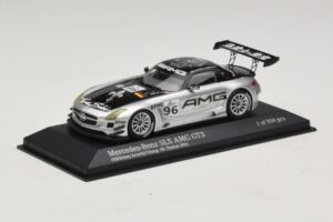 Mercedes SLS AMG GT3 #96 M. Hakkinen / R. Arnold 6 Hours of Zhuhai 2011 Minichamps 1:43 410113296 Kov – obrázok 2 z 4