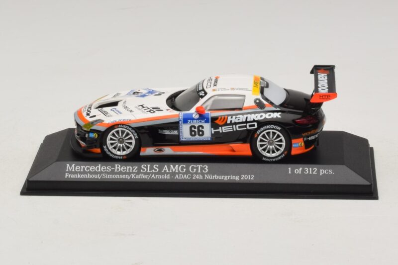Mercedes SLS AMG GT3 #66 Hankook C. Frankenhout / Simonsen 24 Hours of Nurburgring 2012 Minichamps 1:43 Mercedes SLS AMG GT3 #66 Hankook C. Frankenhout / Simonsen 24 Hours of Nurburgring 2012 Minichamps 1:43 437123266 Kov