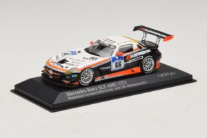 Mercedes SLS AMG GT3 #66 Hankook C. Frankenhout / Simonsen 24 Hours of Nurburgring 2012 Minichamps 1:43 437123266 Kov – obrázok 2 z 4