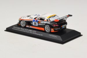 Mercedes SLS AMG GT3 #66 Hankook C. Frankenhout / Simonsen 24 Hours of Nurburgring 2012 Minichamps 1:43 437123266 Kov – obrázok 3 z 4