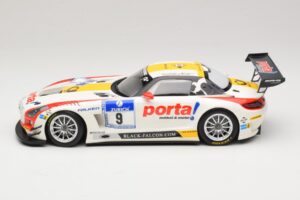 Mercedes SLS AMG GT3 #9 B. Schneider / J. Bleekemolen Black Falcon 24 Hours of Nurburgring Winner 2013 Minichamps 1:18 151133 – obrázok 3 z 6