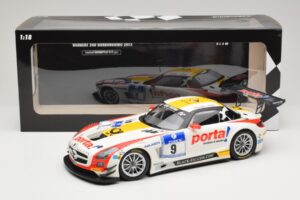 Mercedes SLS AMG GT3 #9 B. Schneider / J. Bleekemolen Black Falcon 24 Hours of Nurburgring Winner 2013 Minichamps 1:18 151133 – obrázok 6 z 6