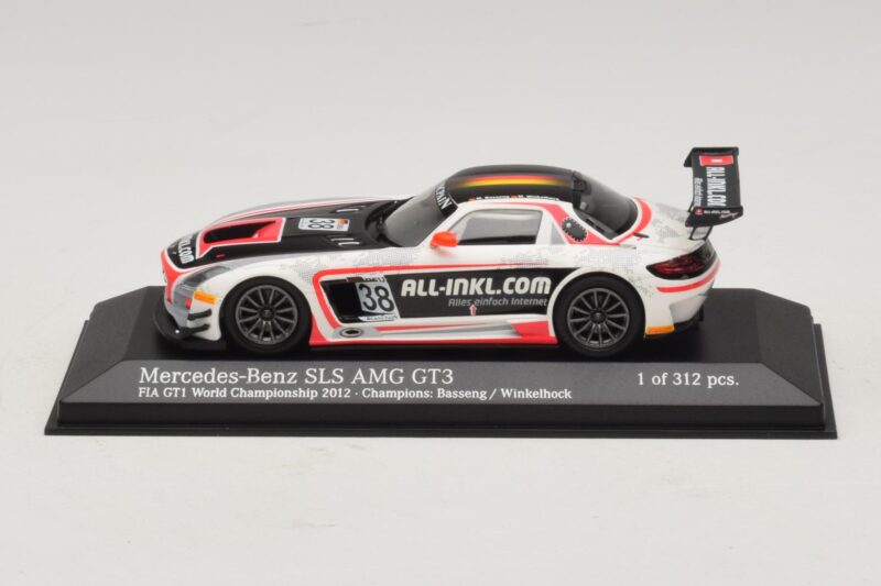 Mercedes SLS AMG GT3 All-Inkl.com #38 FIA GT1 World Championship 2012 Champions Minichamps 1:43 Mercedes SLS AMG GT3 All-Inkl.com #38 FIA GT1 World Championship 2012 Champions Minichamps 1:43 410123238 Kov
