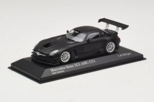 Mercedes SLS AMG GT3 Matná Čierna Minichamps 1:43 410113200 Kov – obrázok 2 z 4