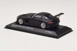Mercedes SLS AMG GT3 Matná Čierna Minichamps 1:43 410113200 Kov – obrázok 3 z 4