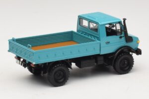 Mercedes Unimog 1300 L Valník Modrý Minichamps 1:43 439033020 Kov – obrázok 2 z 6