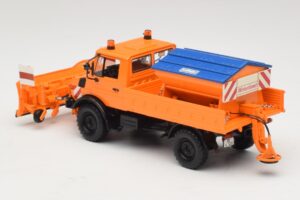 Mercedes Unimog 1300 L Snežný Pluh Oranžová Minichamps 1:43 439033060 Kov – obrázok 5 z 6