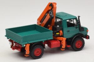 Mercedes Unimog 1300 L Sklápač s Nakladacím Žeriavom Minichamps 1:43 439033000 Kov – obrázok 2 z 6