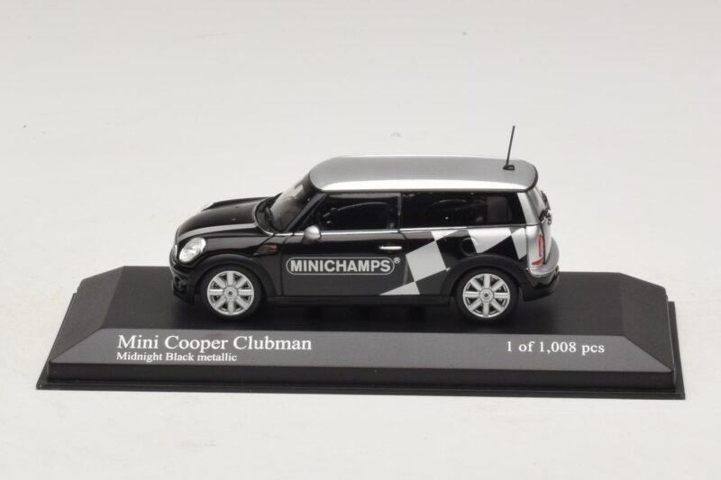 Mini Cooper Clubman R55 Čierna Metalíza Minichamps 1:43 Mini Cooper Clubman R55 Čierna Metalíza Minichamps 1:43 431138672 Kov
