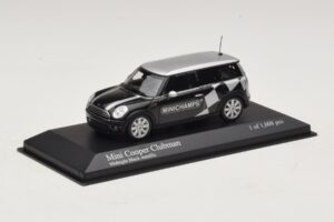 Mini Cooper Clubman R55 Čierna Metalíza Minichamps 1:43 431138672 Kov – obrázok 2 z 4