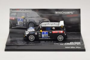 Mini Cooper Dörr Motorsport #139 Hahn / Holoch 24 Hours of Nürburgring 2011 Minichamps 1:43 Mini Cooper Dörr Motorsport #139 Hahn / Holoch 24 Hours of Nürburgring 2011 Minichamps 1:43 437112139 Kov
