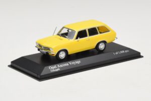 Opel Ascona A Voyage Žltý Minichamps 1:43 400045811 Kov – obrázok 2 z 4