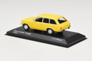 Opel Ascona A Voyage Žltý Minichamps 1:43 400045811 Kov – obrázok 3 z 4