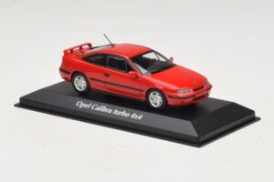 Opel Calibra Turbo 4x4 Červený Maxichamps 1:43 940045721 Kov – obrázok 3 z 4