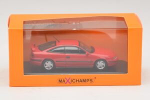 Opel Calibra Turbo 4x4 Červený Maxichamps 1:43 940045721 Kov – obrázok 4 z 4