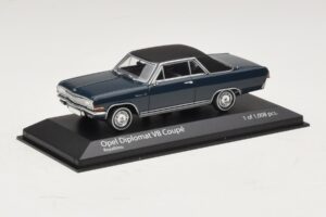 Opel Diplomat A V8 Coupe Tmavomodrý Minichamps 1:43 400048021 Kov – obrázok 2 z 4