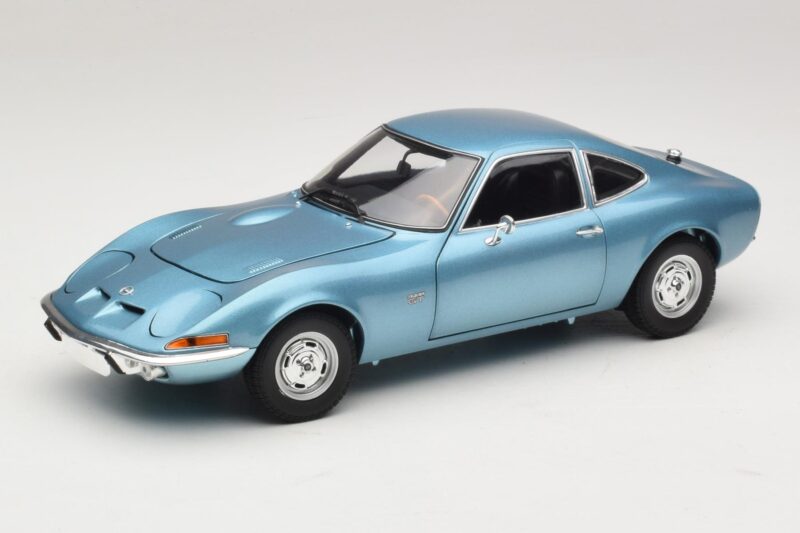Opel GT Blue Metallic Minichamps 1:18 180049030 Kov