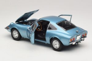 Opel GT Blue Metallic Minichamps 1:18 180049030 Kov – obrázok 5 z 8