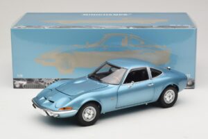 Opel GT Blue Metallic Minichamps 1:18 180049030 Kov – obrázok 8 z 8