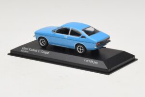 Opel Kadett C Coupe Modrý Minichamps 1:43 430045628 Kov – obrázok 3 z 4
