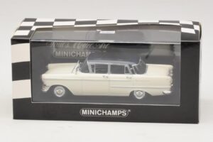 Opel Kapitan A Biely Minichamps 1:43 400048000 Kov – obrázok 4 z 4