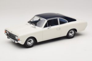 Opel Rekord C Kupé Biela Modrá Minichamps 1:18 107047021 Živica