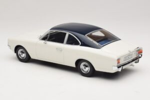 Opel Rekord C Kupé Biela Modrá Minichamps 1:18 107047021 Živica – obrázok 5 z 6
