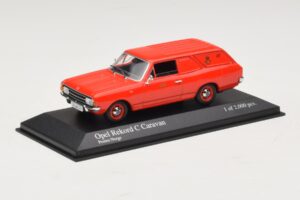 Opel Rekord Caravan Norwegian Post Minichamps 1:43 433046195 Kov – obrázok 2 z 4