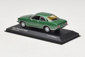 Opel Rekord D Kupé Zelený Metalický Minichamps 1:43 400044022 Kov – obrázok 3 z 4