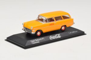 Opel Rekord P1 Caravan Coca-Cola Minichamps 1:43 430043270 Kov – obrázok 2 z 4