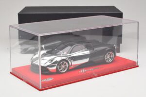 Pagani Huayra Chrome Silver Jedinečný Kus BBR 1:18 P1873CM Živica – obrázok 7 z 7