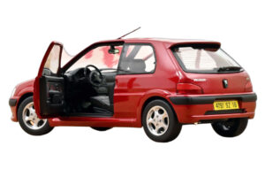 Peugeot 106 S16 Lucifer Red Norev 1:18 184921 Kov – obrázok 2 z 3