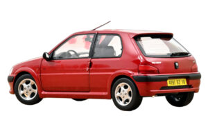 Peugeot 106 S16 Lucifer Red Norev 1:18 184921 Kov – obrázok 3 z 3