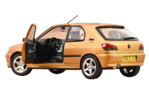 Peugeot 306 S16 Blaze Yellow Norev 1:18 184940 Kov – obrázok 2 z 3