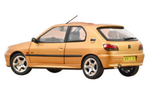 Peugeot 306 S16 Blaze Yellow Norev 1:18 184940 Kov – obrázok 3 z 3