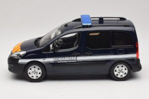 Peugeot Partner Gendarmerie Tmavo Modrý Norev 1:18 184890 Kov – obrázok 3 z 6