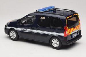 Peugeot Partner Gendarmerie Tmavo Modrý Norev 1:18 184890 Kov – obrázok 5 z 6