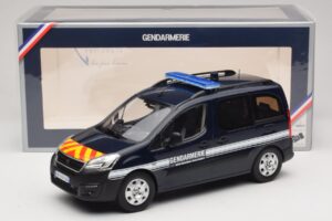 Peugeot Partner Gendarmerie Tmavo Modrý Norev 1:18 184890 Kov – obrázok 6 z 6