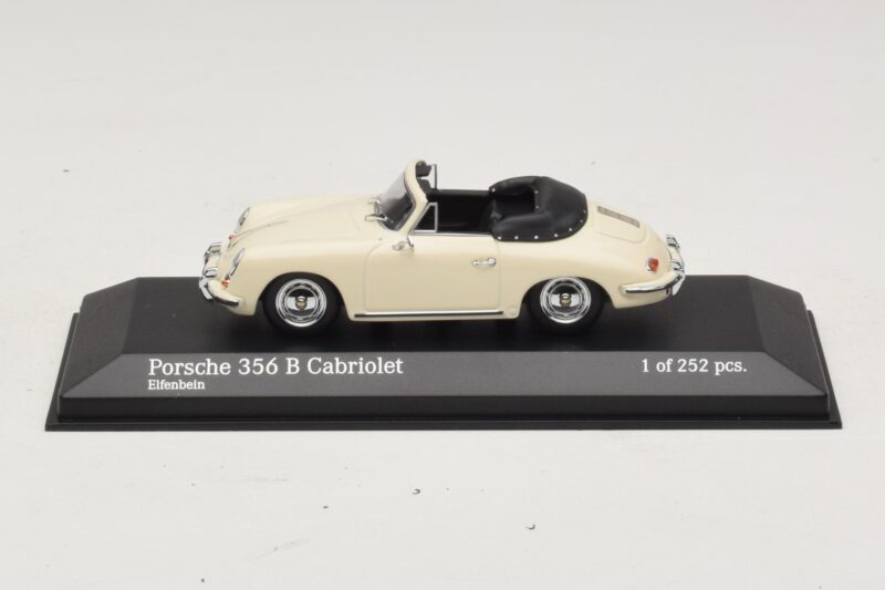Porsche 356 B Kabriolet Slonovinová Biela Minichamps 1:43 Porsche 356 B Kabriolet Slonovinová Biela Minichamps 1:43 400064332 Kov