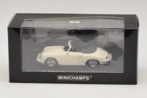Porsche 356 B Kabriolet Slonovinová Biela Minichamps 1:43 400064332 Kov – obrázok 4 z 4